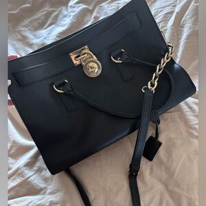 Michael Kors Black Leather Handbag